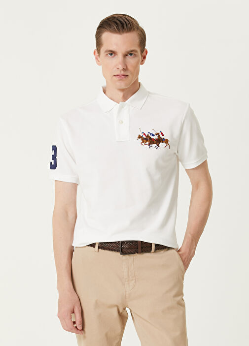 Polo Ralph Lauren Beyaz Erkek Beyaz Polo Yaka T shirt 1525064 Beymen