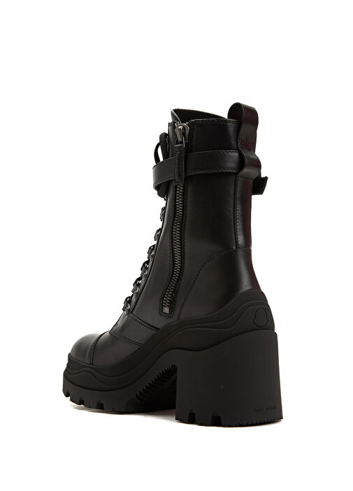 Siyah Kadın Deri Bot - Görsel 9