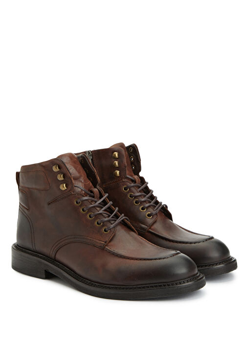 Kahverengi Erkek Deri Bot - Görsel 3