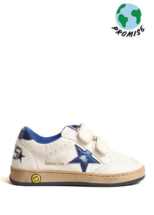 Ball Star Mavi Beyaz Erkek Çocuk Sneaker - Görsel 2