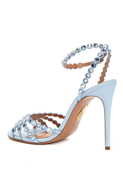 Tequila Açık Mavi Kadın Deri Sandalet - Görsel 4