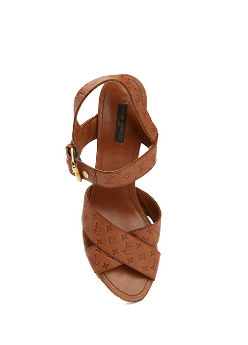 Beymen Reborn Beymen Reborn Taba Louis Vuitton Topuklu Sandalet Beymen'de! Taba - 6. görsel