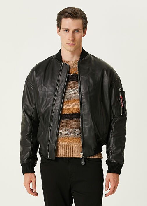 Dsquared2 leather jacket mens best sale