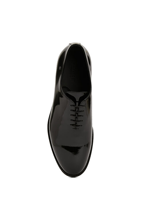 Siyah Deri Smokin Ayakkabısı - Görsel 5