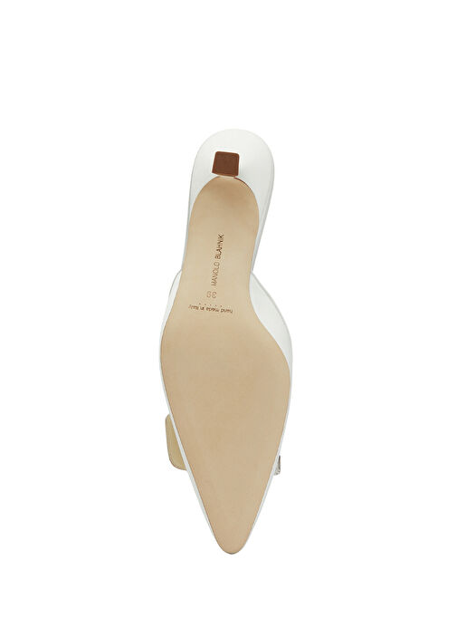 Manolo Blahnik Manolo Blahnik Mayjou Krem Kadın Terlik Sandalet & Terlik | Beymen Krem - 6. görsel