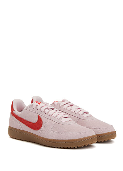 Field General Kırmızı Pembe Kadın Süet Sneaker - Görsel 3