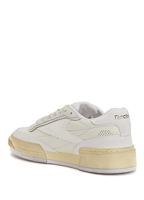 Club C LTD Beyaz Kadın Deri Sneaker - Görsel 4