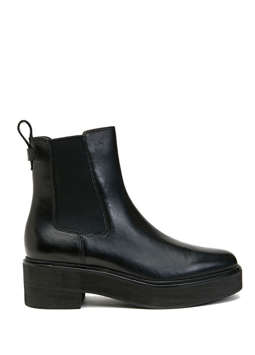 Lauren Ralph Lauren Black Womens Leather Boots