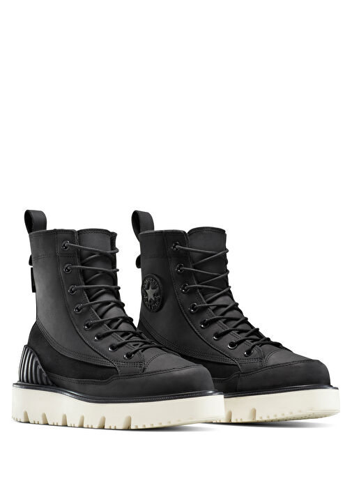 Chuck 70 Rugged Waterproof Siyah Deri Sneaker - Görsel 3