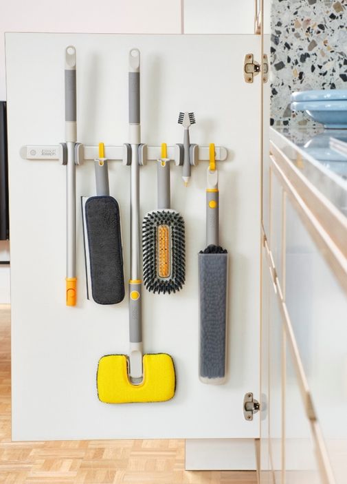 Joseph Joseph - CleanTech 6 Parça Temizlik Aracı Seti - Gri