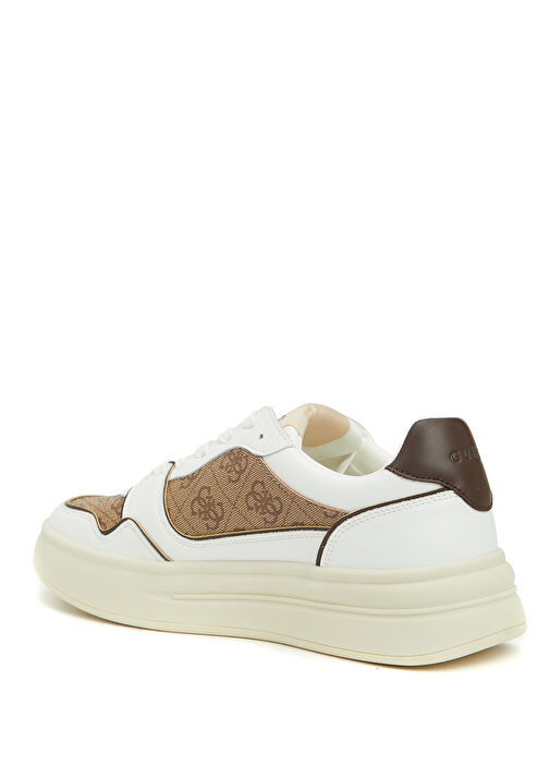 Bej Kahve Erkek Deri Sneaker - Görsel 3