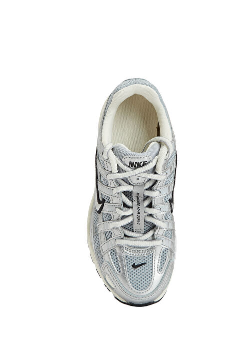 P-6000 Siyah Gri Unisex Çocuk Sneaker - Görsel 5