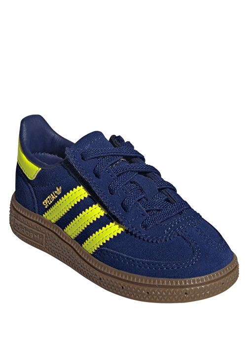 Handball Spezial Mavi Unisex Çocuk Süet Sneaker - Görsel 3
