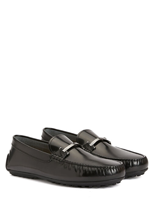 Siyah Erkek Deri Driver - Görsel 3