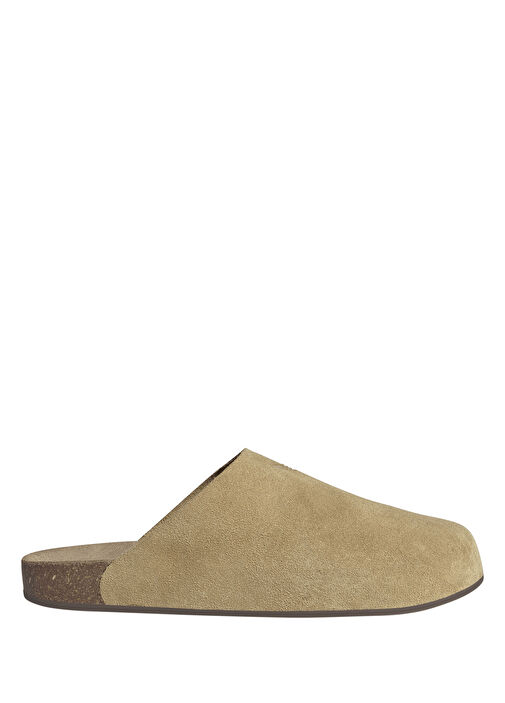 Adimule Camel Kadın Deri Terlik - Görsel 2