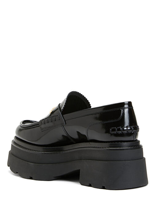 Carter Siyah Kadın Deri Loafer - Görsel 4