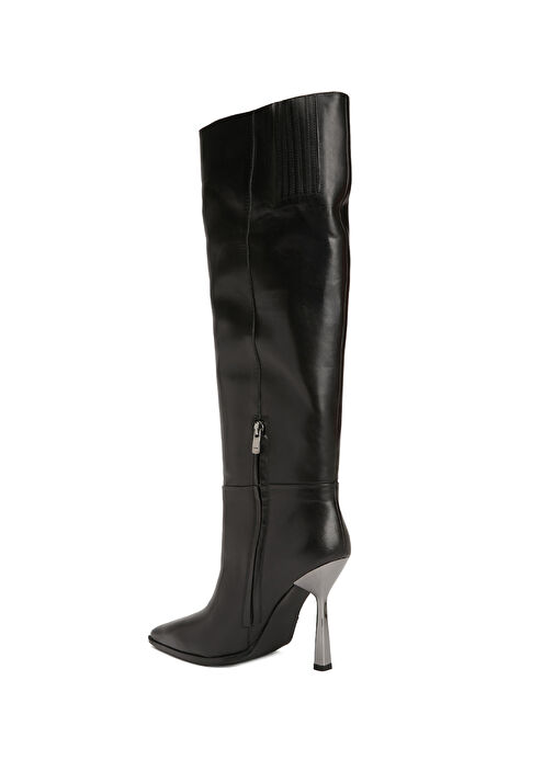 Network Network Siyah Kadın Deri Çizme Bot | Beymen Siyah - 4. görsel