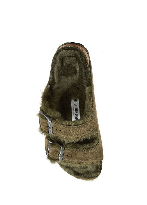 Arizona Shearling Vizon Kadın Terlik - Görsel 5