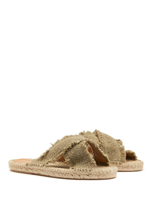 Açık Haki Kadın Terlik - Görsel 3