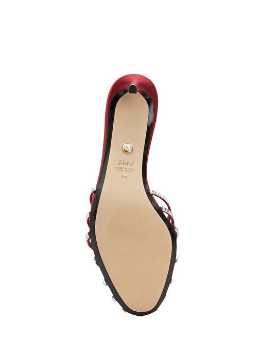 Penelope Kırmızı Kadın İpek Sandalet - Görsel 7