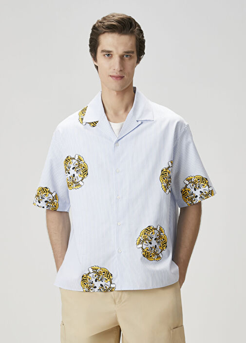 Light Blue Kenzo Light Blue Men Verdy Light Blue Tiger Print
