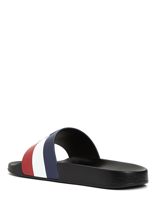 Siyah Logo Detaylı Erkek Terlik - Görsel 4