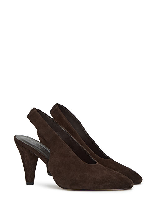 Beymen Collection Beymen Collection Retro Kahverengi Süet Topuklu Ayakkabı Basketbol Ayakkabıları | Beymen Kahverengi - 3. görsel