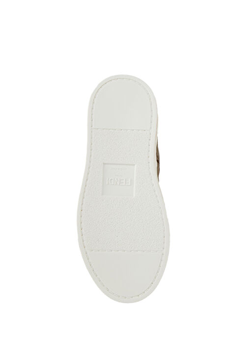 Kahverengi Çocuk Deri Sneaker - Görsel 6