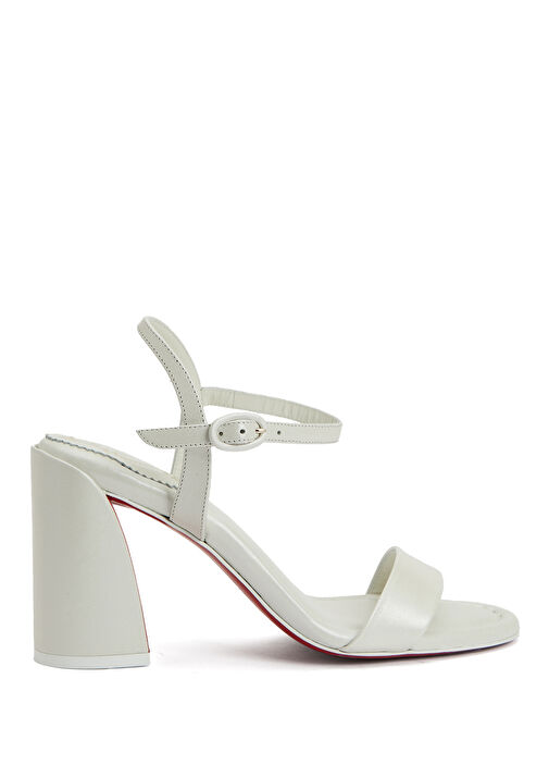 Miss Jane Beyaz Kadın Deri Sandalet - Görsel 2