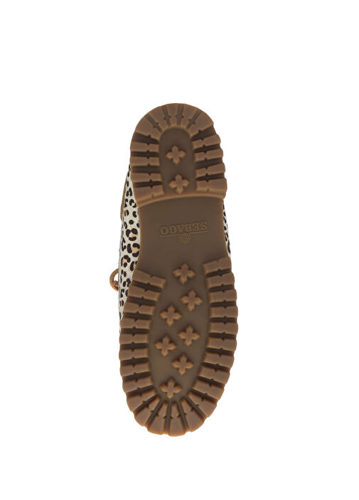 Ranger Wild Leopar Kadın Deri Loafer - Görsel 6