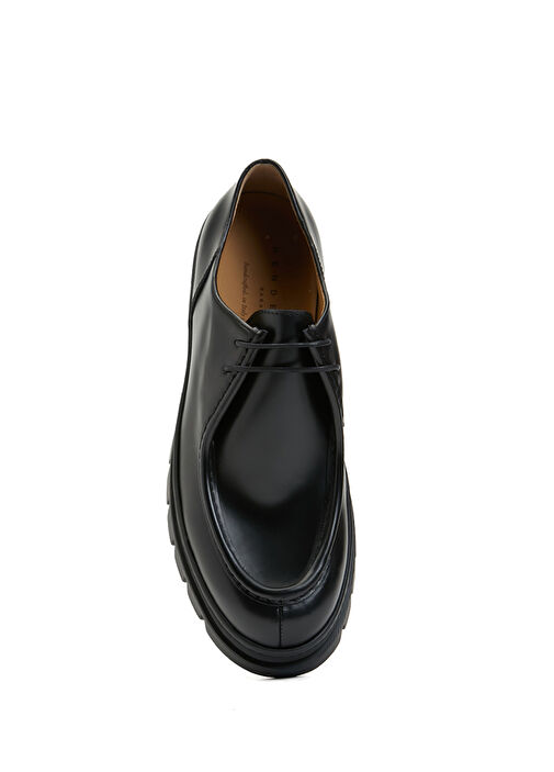 Siyah Erkek Deri Ayakkabı - Görsel 5