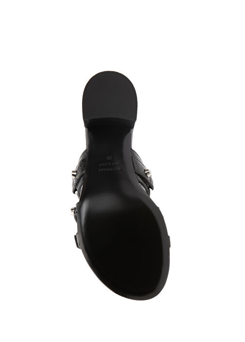 Siyah Kadın Deri Terlik - Görsel 6