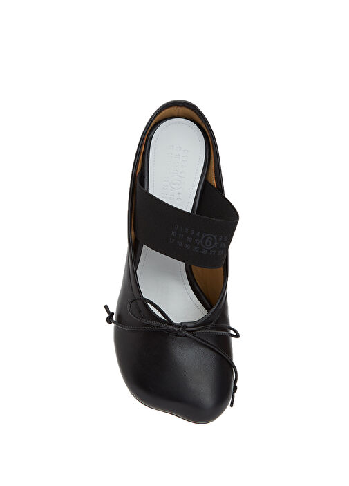 Anatomic Numeric Siyah Deri Topuklu Ayakkabı - Görsel 5