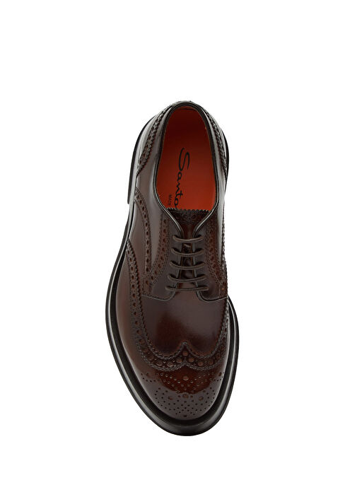 Kahverengi Erkek Deri Ayakkabı - Görsel 5