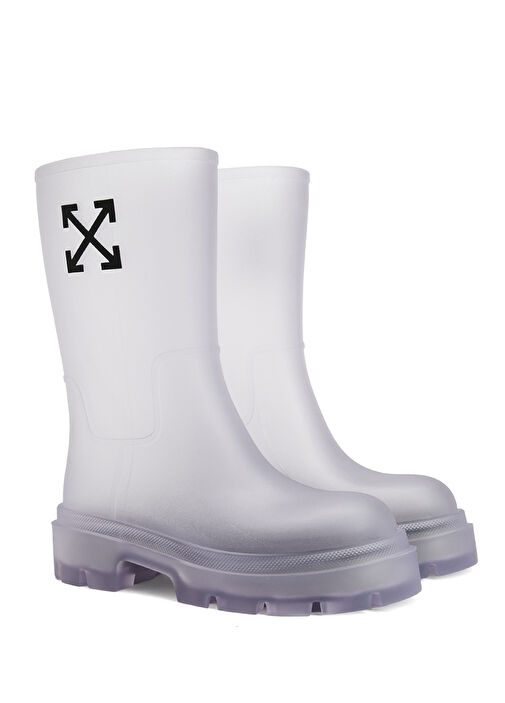 Beyaz Kadın Çizme - Görsel 3