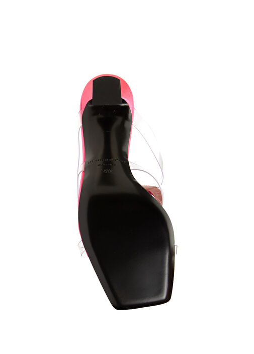 Pembe Taşlı Çerçeve Detaylı Kadın Terlik - Görsel 6