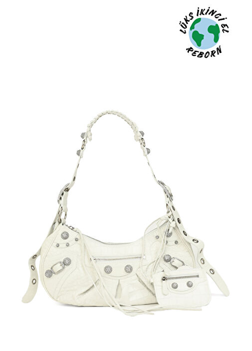 め*読様 BALENCIAGA　バレンシアガ Le Cagole ホワイトxs Beymen Reborn - Balenciaga Le Cagole Çanta - Beyaz