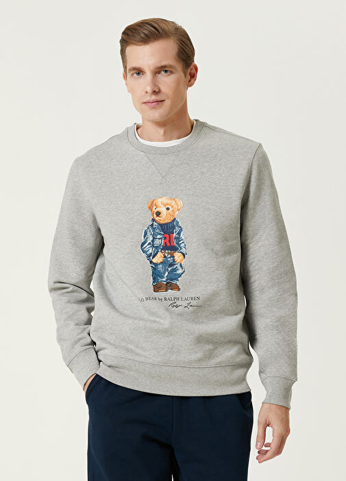 Polo Ralph Lauren Gri Erkek Polo Bear Gri Sweatshirt 1573132 Beymen