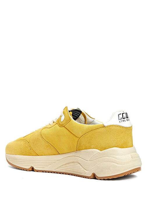 Running Sole Sarı Beyaz Erkek Deri Sneaker - Görsel 4