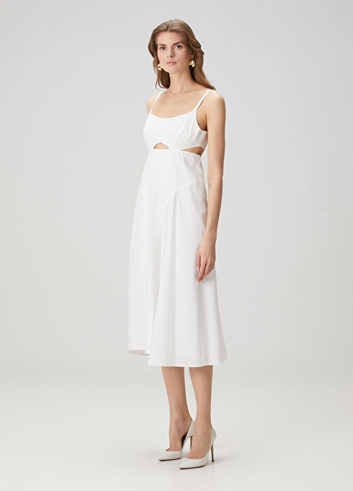 Victoria Beckham - White Midi Dress Victoria Beckham - White Midi Dress
