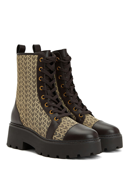 Siyah Logo Desenli Kadın Bot - Görsel 3