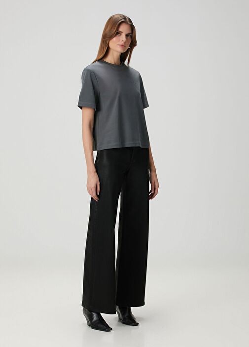 AllSaints Gri Kadın Lisa Haven Gri Organik Pamuk T-shirt 1876970
