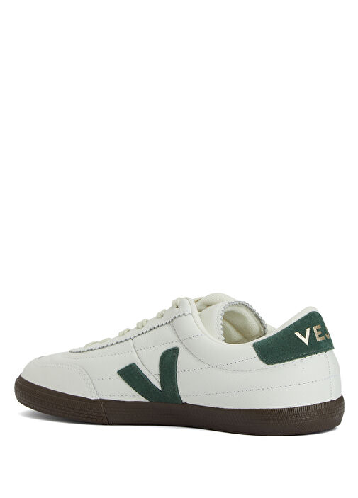 Panenka O.T. Beyaz Yeşil Kadın Deri Sneaker - Görsel 4