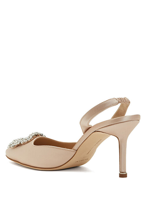 Hangisli Bej Topuklu Ayakkabı - Görsel 4