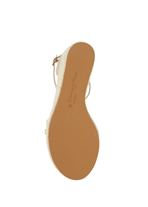 Bej Kadın Sandalet - Görsel 6