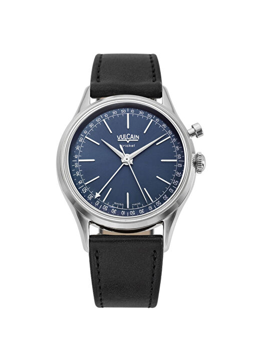 Vulcain Lacivert Erkek Cricket President Blue Sapphire Caseback