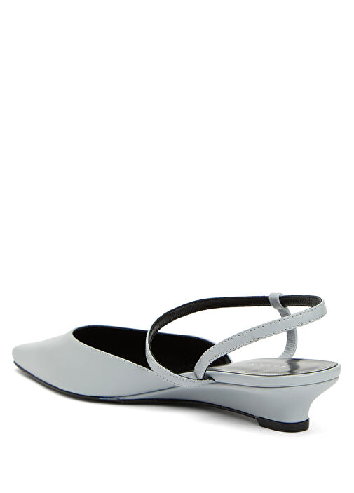 Mavi Kadın Deri Ayakkabı - Görsel 4