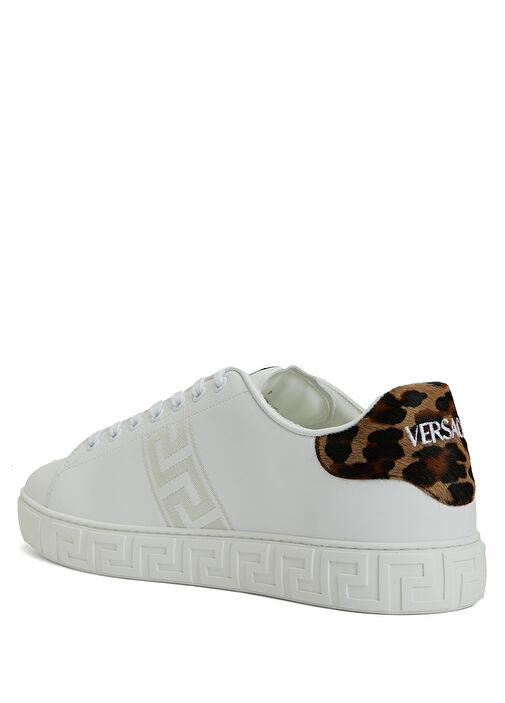 Beyaz Logo Detaylı Erkek Sneaker - Görsel 4