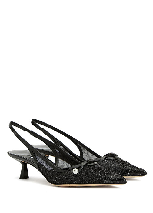 Amita Siyah Topuklu Ayakkabı - Görsel 3
