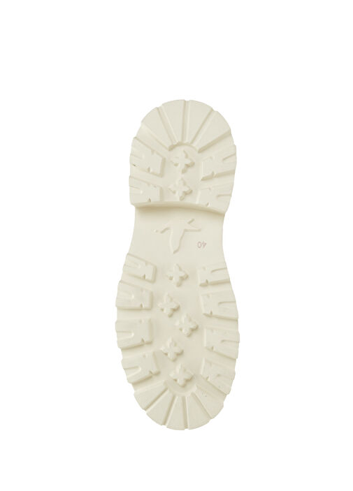 Ekru Kadın Deri Bot - Görsel 6